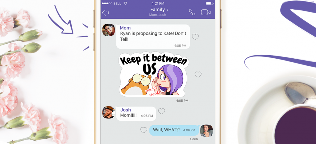 welcome to viber message