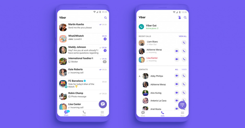 viber chat numbers